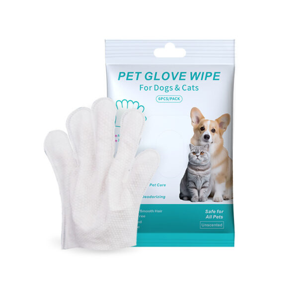 Pet Disposable Gloves Cat Dog Cleaning Dry Cleaning Gloves Pet Products - Image 5