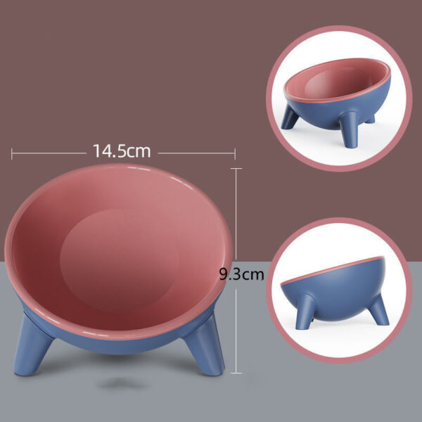 Cat Dog Bowl With Stand Pet Feeding Food Bowls Dogs Bunny Rabbit Nordic Color Feeder Product Supplies Pet Accessories - Image 3