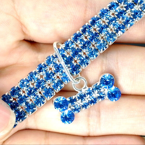 Bling Rhinestone Dog Collar Crystal Puppy Chihuahua Pet Dog Collars Leash For Small Medium Dogs Cats - Image 3