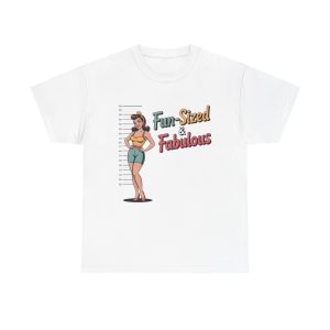 Fun-Sized & Fabulous Tee - Celebrate Your Unique Style, Unisex Cotton Tee for All Occasions, Gift Idea for Her, Plus-Size Friendly, [...]